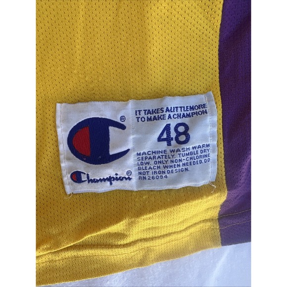 Vintage Los Angeles Lakers Jersey Kobe Bryant #8 Champion Jersey Y2K Sz XL - Picture 3 of 7